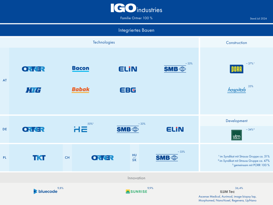 IGO Industries Organigramm